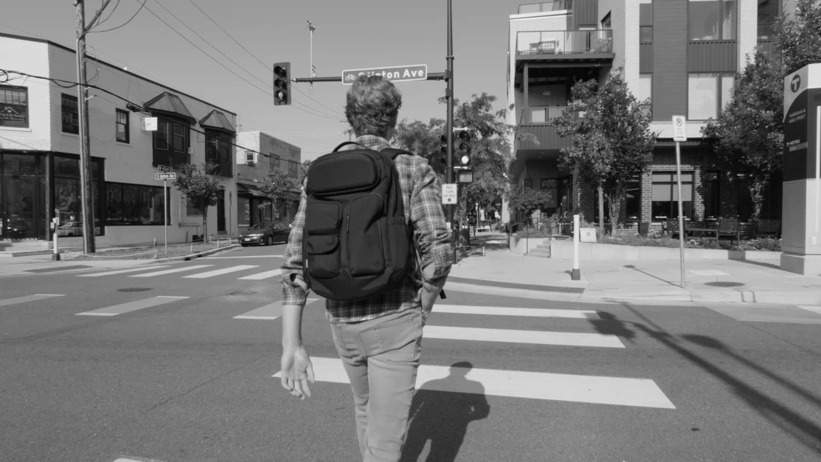 Silver on a city street
