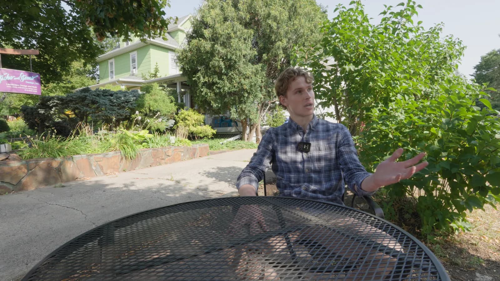 The same frame converted to Rec.709 with the Apple Log LUT