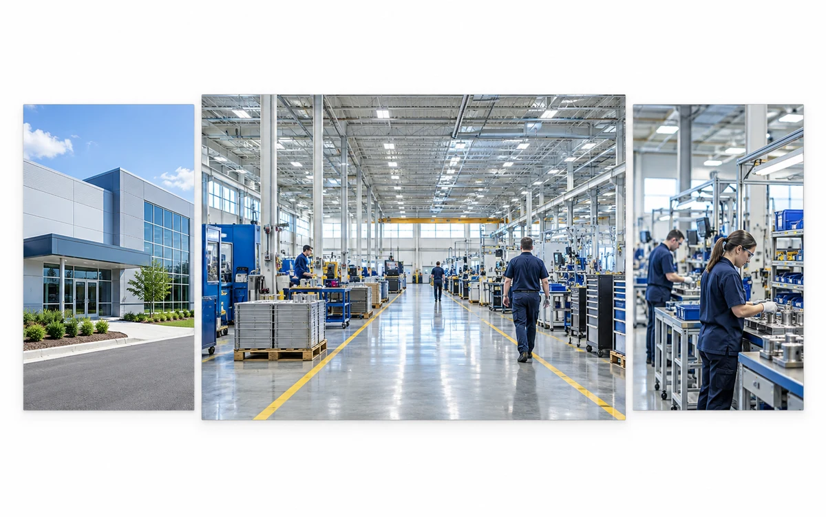 Photographic product illustration: Facility tour
