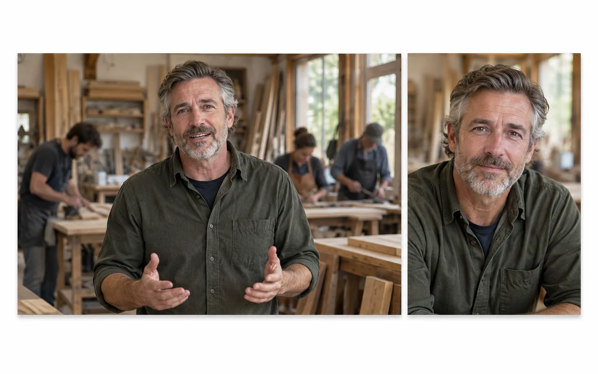 Photographic product illustration: Founder or team message