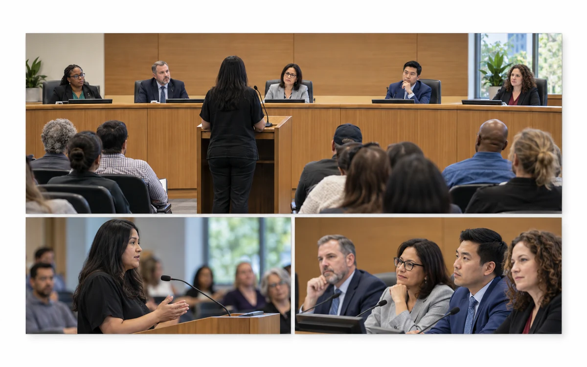 Photographic product illustration: Public meeting package